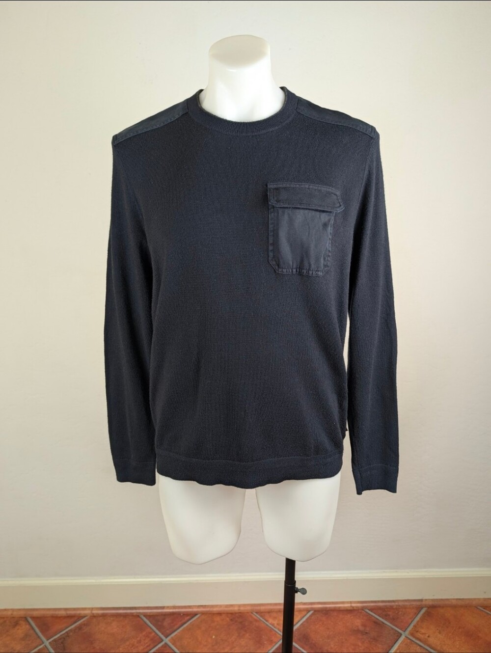 Ted Baker Wool Sweater with Oversized Pocket